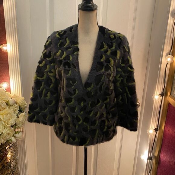 Bally Switzerland 100% mink fur sweater/ jacket, XS - Picture 1 of 16